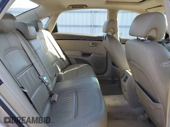 2008 Hyundai Azera Limited z VIN KMHFC46F88A267912, wystawiony jako Copart lot #44021575 z przebiegiem 165 904 mil mil oraz Szkoda całkowita • Salvage title. Historia ofert i sprzedaży dostępna na DreamBid. Obrazek 10.