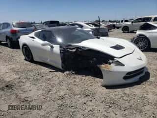 2016 Chevrolet Corvette 1LT z VIN 1G1YB2D71G5111095, wystawiony jako Copart lot #57511404 z przebiegiem Nie podano mil oraz Szkoda całkowita • Salvage title. Historia ofert i sprzedaży dostępna na DreamBid. Obrazek 4.