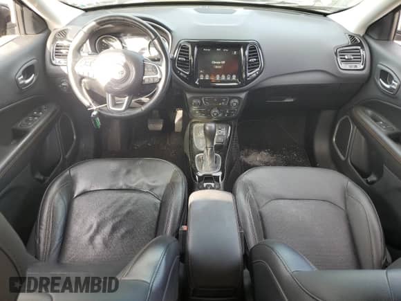 2021 Jeep Compass Limited with VIN 3C4NJDCB5MT512899, listed as a Copart auction lot 80920785 with 2,863 mi miles and Salvage title. Bid and sale history available at DreamBid. Image 8.