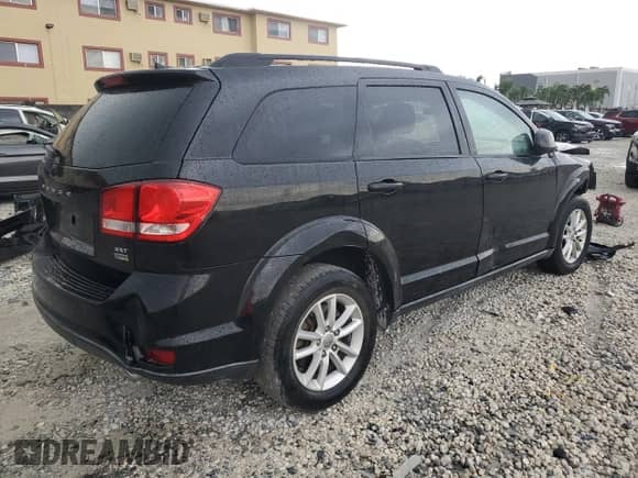 2015 Dodge Journey SXT with VIN 3C4PDCBG6FT524831, listed as a Copart auction lot 81412875 with 140,110 mi miles and Salvage title. Bid and sale history available at DreamBid. Image 3.