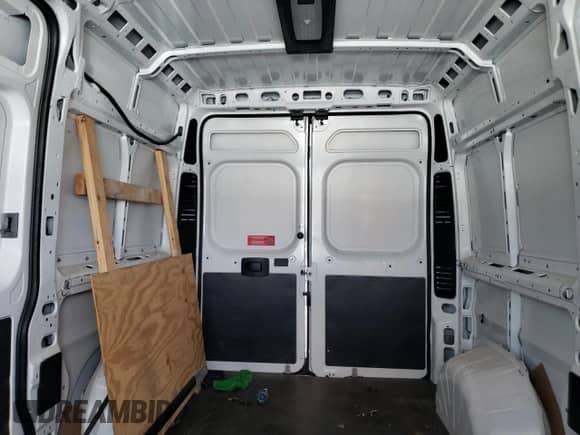 2021 Ram ProMaster Cargo with VIN 3C6LRVBG1ME567221, listed as a Copart auction lot 53054485 with 28,291 mi miles and Salvage title. Bid and sale history available at DreamBid. Image 10.