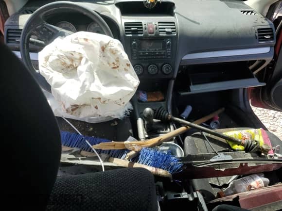 2012 Subaru Impreza Premium with VIN JF1GPAC64CG209047, listed as a Copart auction lot 62761595 with 131,862 mi miles and Salvage title. Bid and sale history available at DreamBid. Image 8.