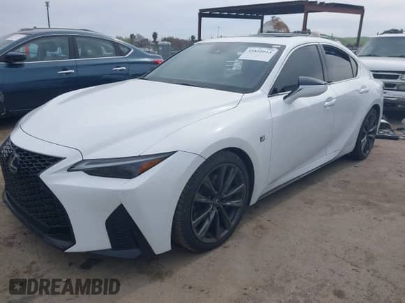 2023 Lexus IS 350 F Sport z VIN JTHGZ1B23P5069379, wystawiony jako IAAI lot #41810913 z przebiegiem 24 529 mil mil oraz . Historia ofert i sprzedaży dostępna na DreamBid. Obrazek 2.