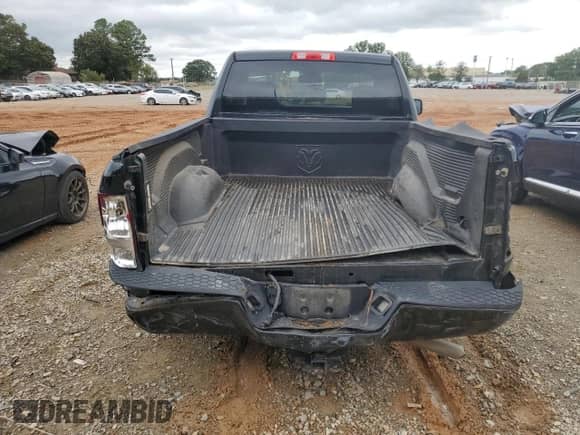 2015 Ram 1500 Express with VIN 3C6JR6AGXFG687427, listed as a Copart auction lot 71589164 with 116,581 mi miles and Salvage title. Bid and sale history available at DreamBid. Image 6.
