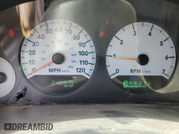 2005 Dodge Caravan SXT with VIN 2D4GP44L65R397526, listed as a Copart auction lot 65066094 with 240,915 mi miles and Salvage title. Bid and sale history available at DreamBid. Image 9.