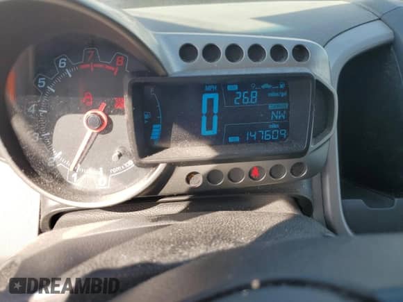 2012 Chevrolet Sonic LTZ с VIN 1G1JF6SB0C4174080, выставлен на аукционе Copart как лот 79336874 с пробегом 147 609 миль миль и Чистый • Clean title. История ставок и продаж доступна на DreamBid. Изображение 9.