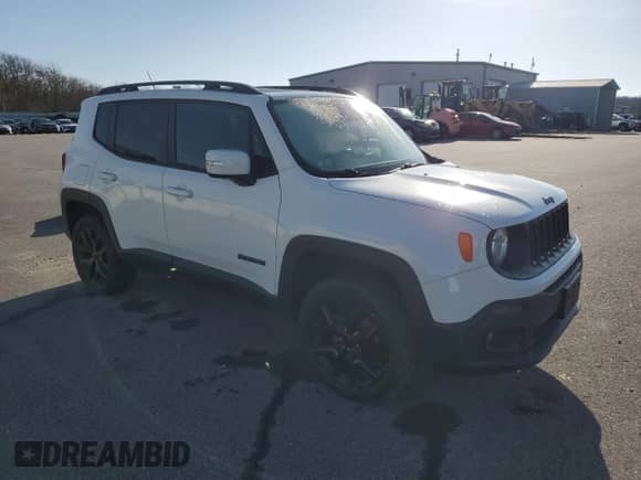 2017 Jeep Renegade Altitude with VIN ZACCJBBHXHPF82848, listed as a Copart auction lot 84945694 with 104,846 mi miles and Clean title. Bid and sale history available at DreamBid. Image 4.