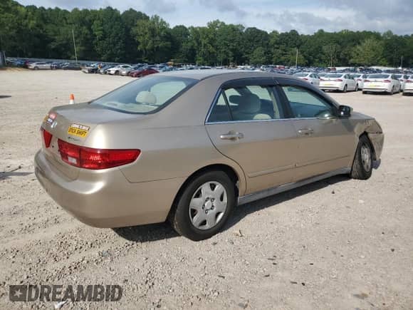 2005 Honda Accord LX with VIN 1HGCM55495A121364, listed as a Copart auction lot 69799365 with 109,043 mi miles and Salvage title. Bid and sale history available at DreamBid. Image 3.