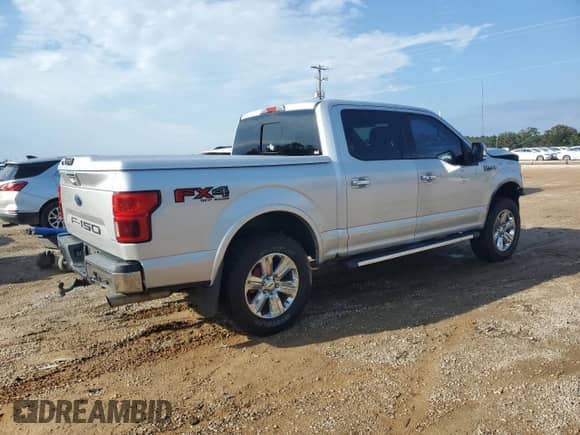 2018 Ford F-150 XL with VIN 1FTEW1E58JKF50938, listed as a Copart auction lot 81024385 with 122,433 mi miles and Salvage title. Bid and sale history available at DreamBid. Image 3.