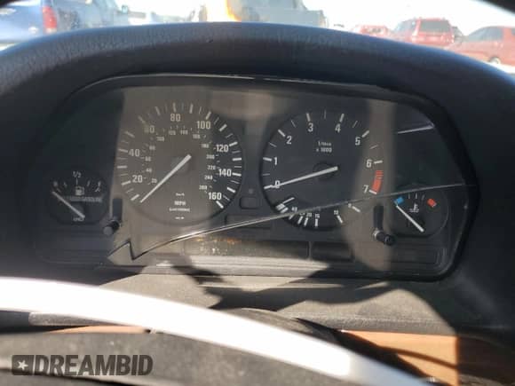 1990 BMW 7 Series with VIN WBAGC8319LDC76618, listed as a Copart auction lot 47182705 with Not provided miles and Clean title. Bid and sale history available at DreamBid. Image 9.