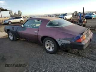 1979 Chevrolet Camaro with VIN 1Q87L9L631450, listed as a Copart auction lot 77263104 with Not provided miles and Clean title. Bid and sale history available at DreamBid. Image 2.