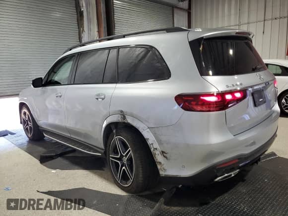 2025 Mercedes-Benz GLS 450 с VIN 4JGFF5KE5SB440457, выставлен на аукционе Copart как лот 80148065 с пробегом 7 540 миль миль и Чистый • Clean title. История ставок и продаж доступна на DreamBid. Изображение 2.