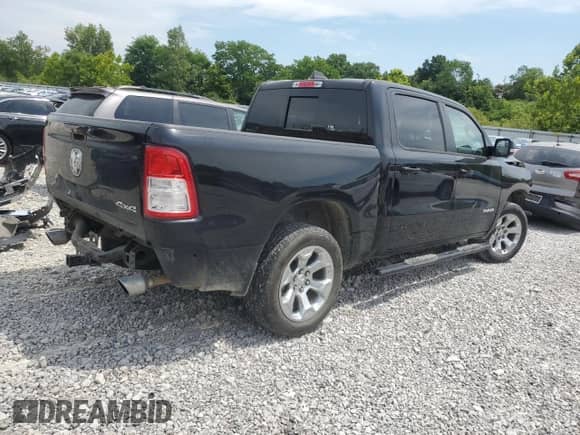 2022 Ram 1500 Big Horn с VIN 1C6SRFFT9NN449181, выставлен на аукционе Copart как лот 67352765 с пробегом 53 841 миль миль и Списание • Salvage title. История ставок и продаж доступна на DreamBid. Изображение 3.