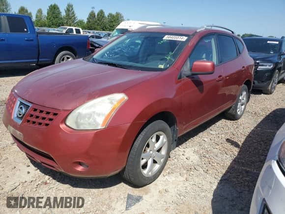 2008 Nissan Rogue S with VIN JN8AS58T78W024013, listed as a Copart auction lot 58405514 with 179,694 mi miles and Non repairable. Bid and sale history available at DreamBid. Image 1.
