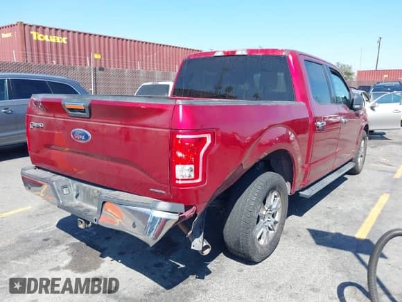 2015 Ford F-150 XL with VIN 1FTEW1CF6FKE10373, listed as a IAAI auction lot 43232162 with 248,471 mi miles and . Bid and sale history available at DreamBid. Image 4.
