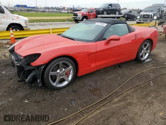 2007 Chevrolet Corvette с VIN 1G1YY36U075125867, выставлен на аукционе Copart как лот 76273064 с пробегом 108 541 миль миль и Чистый • Clean title. История ставок и продаж доступна на DreamBid. Изображение 1.