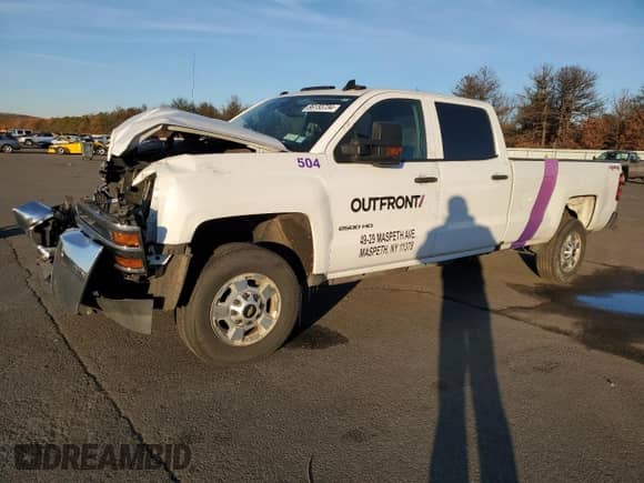 2017 Chevrolet Silverado 2500HD Work Truck with VIN 1GC1KUEGXHF150945, listed as a Copart auction lot 86155734 with Not provided miles and Salvage title. Bid and sale history available at DreamBid. Image 1.