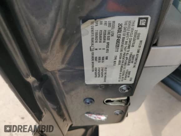 2009 Chevrolet Equinox LS z VIN 2CNDL13F496205111, wystawiony jako Copart lot #62822354 z przebiegiem 192 216 mil mil oraz Szkoda całkowita • Salvage title. Historia ofert i sprzedaży dostępna na DreamBid. Obrazek 14.