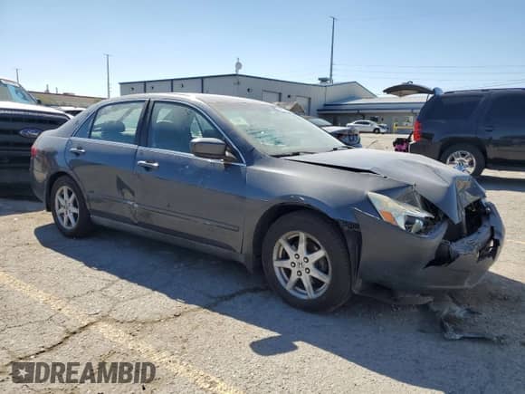 2005 Honda Accord LX with VIN 1HGCM56425A142927, listed as a Copart auction lot 84926065 with 150,680 mi miles and Salvage title. Bid and sale history available at DreamBid. Image 4.