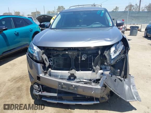 2023 Nissan Pathfinder Platinum with VIN 5N1DR3DG6PC257698, listed as a IAAI auction lot 42533406 with 44,307 mi miles and . Bid and sale history available at DreamBid. Image 12.