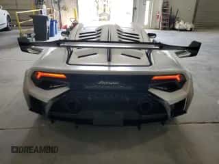 2023 Lamborghini Huracan with VIN ZHWUA6ZX2PLA25552, listed as a Copart auction lot 60155094 with 1,142 mi miles and Salvage title. Bid and sale history available at DreamBid. Image 6.