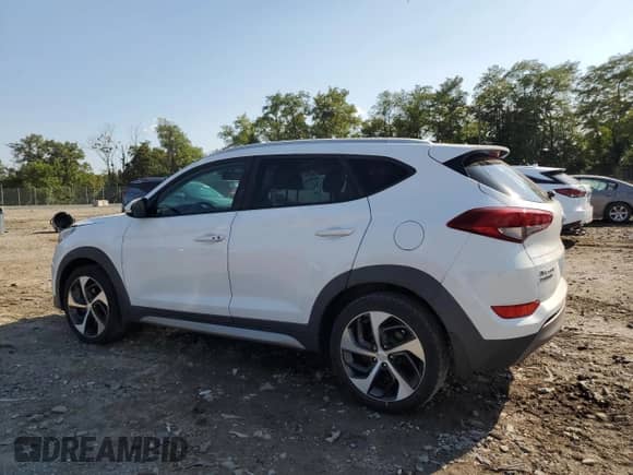 2017 Hyundai Tucson Eco z VIN KM8J33A28HU293563, wystawiony jako Copart lot #80352605 z przebiegiem 206 911 mil mil oraz Czysty tytuł • Clean title. Historia ofert i sprzedaży dostępna na DreamBid. Obrazek 2.