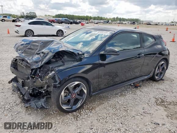 2019 Hyundai Veloster Turbo z VIN KMHTH6ABXKU009904, wystawiony jako Copart lot #80455305 z przebiegiem 38 466 mil mil oraz Szkoda całkowita • Salvage title. Historia ofert i sprzedaży dostępna na DreamBid. Obrazek 1.