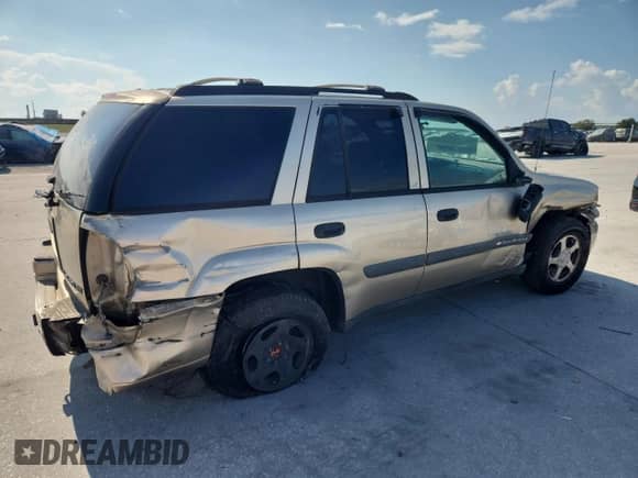 2004 Chevrolet TrailBlazer LS with VIN 1GNDS13S042291471, listed as a Copart auction lot 80127865 with 183,770 mi miles and Salvage title. Bid and sale history available at DreamBid. Image 3.