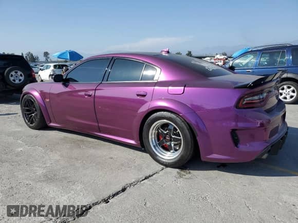 2021 Dodge Charger Scat Pack with VIN 2C3CDXGJ3MH579211, listed as a Copart auction lot 55625255 with 34,598 mi miles and Salvage title. Bid and sale history available at DreamBid. Image 2.