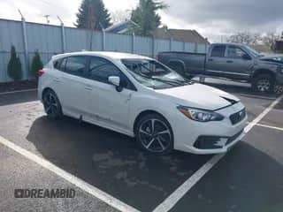 2022 Subaru Impreza Special Sports with VIN 4S3GTAL60N3701588, listed as a IAAI auction lot 39989317 with Not provided miles and . Bid and sale history available at DreamBid. Image 1.