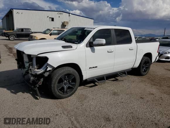 2020 Ram 1500 Big Horn с VIN 1C6RREFT5LN336186, выставлен на аукционе Copart как лот 80887235 с пробегом 93 178 миль миль и Списание • Salvage title. История ставок и продаж доступна на DreamBid. Изображение 1.