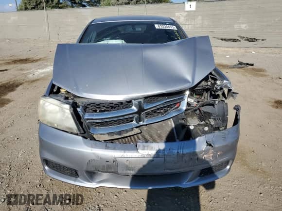 2013 Dodge Avenger SE with VIN 1C3CDZAB3DN658527, listed as a Copart auction lot 81234615 with 69,124 mi miles and Salvage title. Bid and sale history available at DreamBid. Image 5.