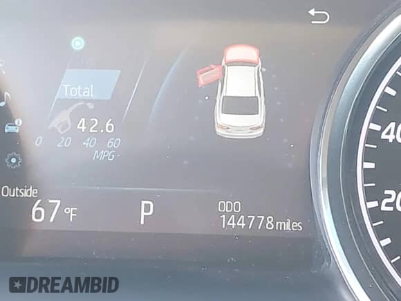 2020 Toyota Camry Hybrid XLE with VIN 4T1F31AK4LU523702, listed as a IAAI auction lot 42734831 with 144,778 mi miles and . Bid and sale history available at DreamBid. Image 15.