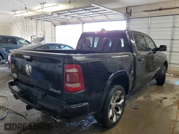 2020 Ram 1500 Longhorn with VIN 1C6SRFKT4LN412364, listed as a Copart auction lot 64650025 with 84,518 mi miles and Clean title. Bid and sale history available at DreamBid. Image 3.