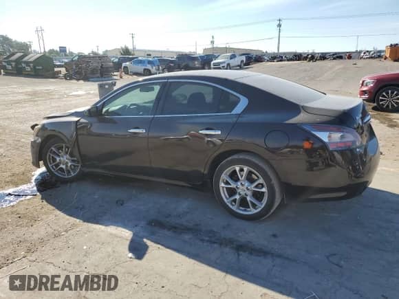 2014 Nissan Maxima S with VIN 1N4AA5AP4EC452510, listed as a Copart auction lot 84403835 with 197,321 mi miles and Salvage title. Bid and sale history available at DreamBid. Image 2.