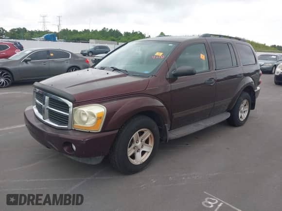 2004 Dodge Durango SLT with VIN 1D4HD48N04F143857, listed as a IAAI auction lot 43161479 with 152,858 mi miles and . Bid and sale history available at DreamBid. Image 2.
