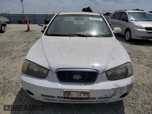 2003 Hyundai Elantra GLS z VIN KMHDN45D63U595788, wystawiony jako Copart lot #59692984 z przebiegiem 119 573 mil mil oraz Szkoda całkowita • Salvage title. Historia ofert i sprzedaży dostępna na DreamBid. Obrazek 5.