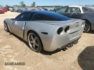 2008 Chevrolet Corvette with VIN 1G1YY26W485120975, listed as a Copart auction lot 74198024 with Not provided miles and Non repairable. Bid and sale history available at DreamBid. Image 2.