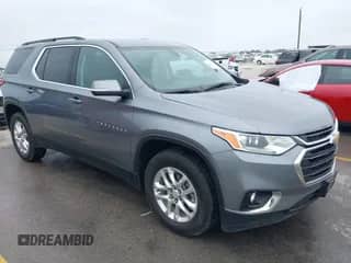 2021 Chevrolet Traverse LT Cloth with VIN 1GNERGKW8MJ210147, listed as a IAAI auction lot 42424972 with 51,752 mi miles and . Bid and sale history available at DreamBid. Image 1.