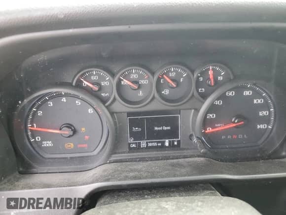 2019 Chevrolet Silverado 1500 Custom Trail Boss with VIN 1GCRYCEF4KZ408434, listed as a Copart auction lot 59362475 with 39,155 mi miles and Salvage title. Bid and sale history available at DreamBid. Image 9.