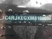 2021 Jeep Grand Cherokee Summit Reserve with VIN 1C4RJKEGXM8108090, listed as a Copart auction lot 84906824 with 20,752 mi miles and Salvage title. Bid and sale history available at DreamBid. Image 15.