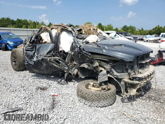 2017 Ram 1500 Night with VIN 1C6RR7MTXHS619853, listed as a Copart auction lot 66452405 with Not provided miles and Non repairable. Bid and sale history available at DreamBid. Image 4.