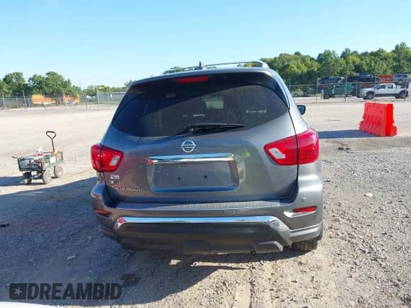 2020 Nissan Pathfinder S with VIN 5N1DR2AN6LC630035, listed as a IAAI auction lot 43072774 with 119,525 mi miles and . Bid and sale history available at DreamBid. Image 16.