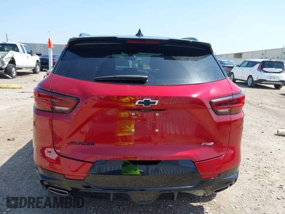 2024 Chevrolet Blazer RS with VIN 3GNKBERS2RS283650, listed as a IAAI auction lot 42205111 with 7,384 mi miles and . Bid and sale history available at DreamBid. Image 17.