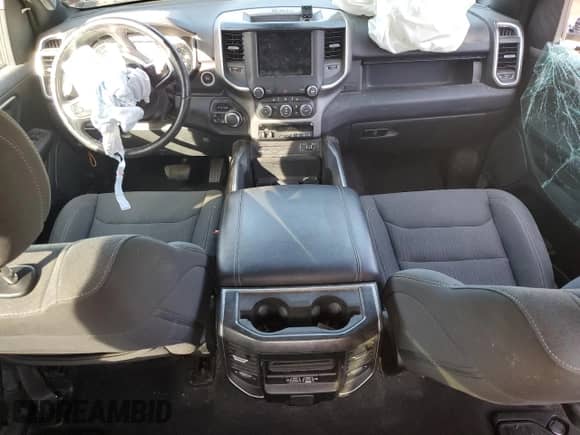 2019 Ram 1500 Big Horn with VIN 1C6SRFFT0KN540643, listed as a Copart auction lot 84833015 with 176,875 mi miles and Salvage title. Bid and sale history available at DreamBid. Image 8.