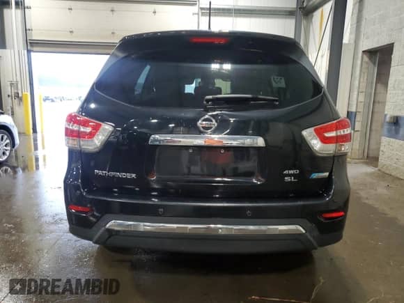 2014 Nissan Pathfinder SV Hybrid with VIN 5N1CR2MM0EC659631, listed as a Copart auction lot 62788575 with 104,147 mi miles and Salvage title. Bid and sale history available at DreamBid. Image 6.