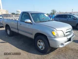 2003 Toyota Tundra SR5 with VIN 5TBKT44143S378455, listed as a IAAI auction lot 42842488 with 207,114 mi miles and . Bid and sale history available at DreamBid. Image 1.