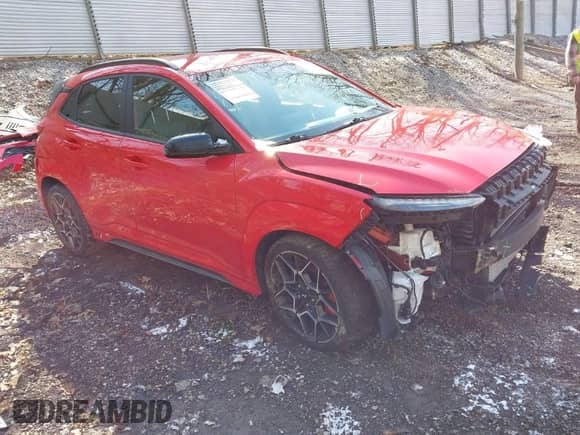 2023 Hyundai Kona with VIN KM8KH3AC3PU008152, listed as a IAAI auction lot 41946763 with 22,391 mi miles and . Bid and sale history available at DreamBid. Image 1.