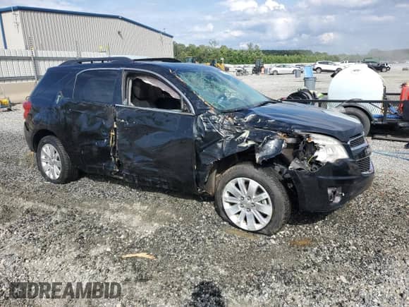 2011 Chevrolet Equinox 2LT with VIN 2CNFLPE52B6449183, listed as a Copart auction lot 60408175 with 85,277 mi miles and Salvage title. Bid and sale history available at DreamBid. Image 4.