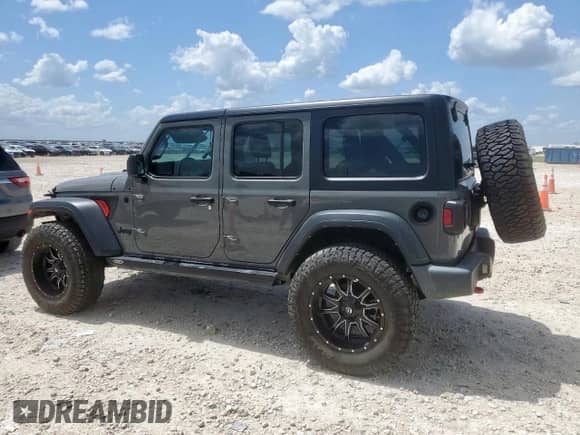 2021 Jeep Wrangler Unlimited 80th Anniversary с VIN 1C4HJXDG2MW846360, выставлен на аукционе Copart как лот 62721735 с пробегом 17 099 миль миль и Списание • Salvage title. История ставок и продаж доступна на DreamBid. Изображение 2.